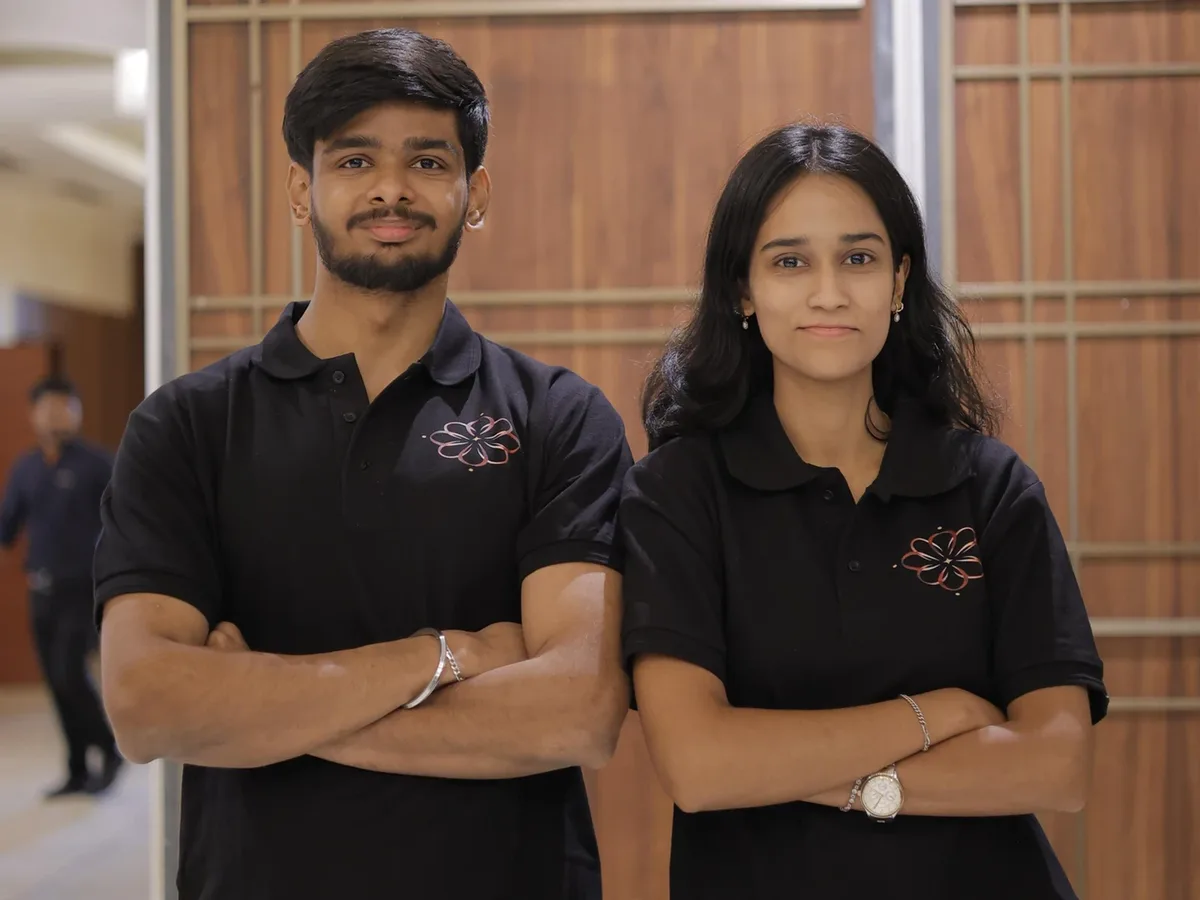 Purva and Priyansh, the founders of Felofey