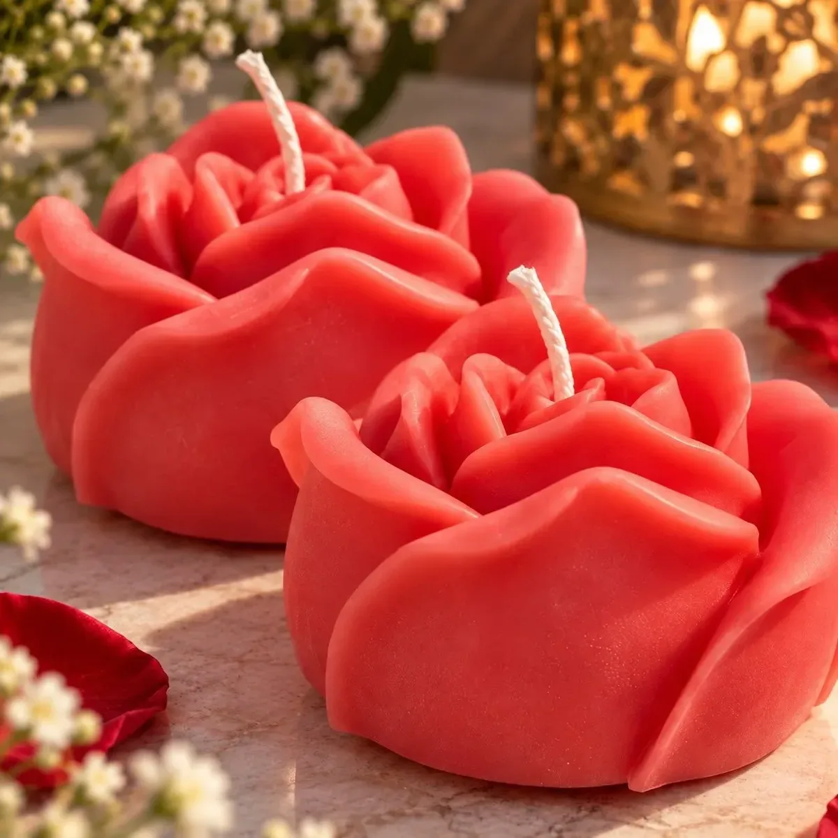 Rose Candle — Pink & Red — photo 2